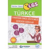 LGS Yerim Seni Türkçe Sınavdan Önce Çözülmesi Gereken Sorular Gezegen Yayınları
