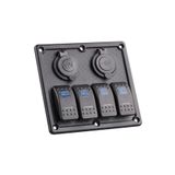 LHR BFY Marin Switch Panel 4 Anahtarlı, USB + 12V
