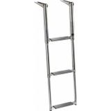 Lhr Teleskopik Krom Tekne Merdiveni 4 Basamaklı, Boy 110cm