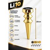 Li 10 Oliva 20 cm Gold Kaplama Plastik Ayak Koltuk , Tv Ünitesi , Şömine ,konsol , Komodin , Dolap , Dresuar , Mobilya Ayağı - krom