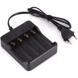 Li-Ion 18650 Tip Pil 3.7V Pil Şarj Aleti 4'lü Dolum Cihazı (Kalem Veya Ince Pil Şarj Etmez) (Mab)