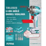 Li-Ion Akülü Darbeli Vidalama Tırlı, Güçlü ve Taşınabilir Çalışma Aracı - Seçenek 1