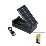 Lı-Ion Charger Ms-Tyn82 Solar - Güneş Enerjili 2Li Pil Şarj Aleti 1200Ma Bx40