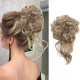 Lı Lastikli Kuyruklu Topuz Toka / Kumral / Platin Röfle