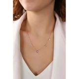 Lia Berto Rose Nazarlı Şans Model 925 Ayar Gümüş Kolye