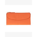 ÉLIA Pebble Orange Large Deri Kadın Cüzdan & Clutch