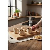 Lia Porselen 4'lü Espresso Fincanı - 80 ml - 4 Adet