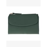 ÉLIA Soft Olive Medium Deri Kadın Cüzdan & Clutch