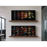 Liabella Şık Ahşap MDF 30'lu Oyuncak Araç Rafı Modern Tasarım 55 cm x 23 cm x 5 cm - 55cm x 23cm x 5cm