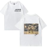 Liam Payne Choose Love Graphic T Shirt Men's Retro High Quality Fashion T-Shirts Y2K Unisex O - Beyaz