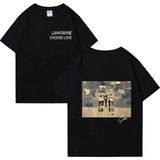 Liam Payne Choose Love Graphic T Shirt Men's Retro High Quality Fashion T-Shirts Y2K Unisex O - Siyah