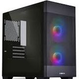 Lian Li Lancool 205M Mesh Black 2x140 mm ARGB Fan Temperli Cam USB 3.0 Mesh Siyah MATX Mid Tower Oyun Bilgisayar Kasası