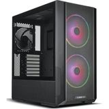 Lian Li Lancool 216 Black 2X160MM Argb FAN/1X140MM Fan Temperli Cam USB 3.0 Mesh Siyah E-Atx Mid-Tower Gaming (Oyuncu) Kasa - 130 W