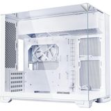 Lian Li O11 Vision-M Mid-Tower Pc Kasası Beyaz | 3 Taraflı Temperli Camlı Modüler Çift Bölmeli Tasar