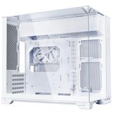 Lian Li O11 Vision-M Mid-Tower PC Kasası Beyaz | 3 Taraflı Temperli Camlı Modüler Çift Bölmeli Tasarım, Geri Bağlantıya Hazır