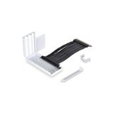 Lian Li O11DE-1W Pcıe Gen4 X16 Riser Kablolu Beyaz Dikey Ekran Kartı Tutucu Kiti (O11 Dynamic Evo ile Uyumlu)