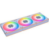 Lian Li Unı Fan cl Kablosuz Ters Blade 120MM Argb Pwm Fan Beyaz (Denetleyiciyle Birlikte 3'lü Paket) | Güçlü Soğutma – Muhafaza ve Radyatör Için
