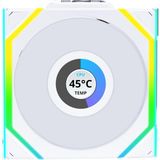 Lian Li Uni Fan Reverse Sl Wireless LCD 1X120MM Beyaz Kasa Fanı (G99.12RSLLCD1W1W.00) - Renkli