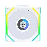 Lian Li Unı Fan Reverse Sl Wıreless Lcd 1X120mm Beyaz Kasa Fanı