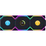Lian Li Uni Fan Reverse Sl Wireless LCD 3X120MM Rgb Kablosuz Kasa Fanı Siyah - Renkli