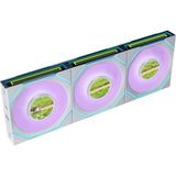 Lian Li Unı Fan Sl Inf LCD Flex 3X120MM Beyaz Kasa Fanı (G9F.12SLIND1F3W.00) - Çok Renkli