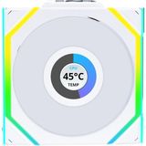 Lian Li Uni Fan Sl Wireless LCD 1X120MM Beyaz Kasa Fanı (G99.12SLLCD1W1W.00) - Renkli