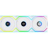 Lian Li Uni Fan Sl Wireless LCD 3X120MM Beyaz Kasa Fanı (G99.12SLLCD1W3W.00) - Renkli