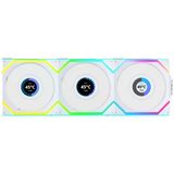 LIAN LI UNI FAN SL Wireless LCD ARGB Beyaz 120mm Üçlü Kasa Fanı
