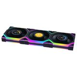 LIAN LI UNI FAN SL Wireless LCD ARGB Siyah 120mm Üçlü Kasa Fanı
