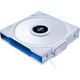 Lian Li Uni Fan Tl LCD 140MM Rgb Işıklı Sıcaklık Göstergeli Beyaz Kasa Fanı - Renkli