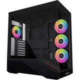 Lian Li V100 Orta Kule Kılıfı - Siyah, Atx Desteği, Mesh Ön Panel, Temperli Cam, Usb-C, Aletsiz Yan