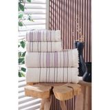 Liana 50X90 70X140 cm 4'lü Banyo Havlu Takımı, Plaj Havlusu, Hamam Takımı - 70 x 140 cm - 50 x 90 cm - Karışık
