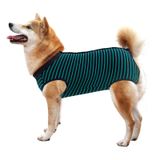 LIANZIMAU Köpek Cerrahi İyileşme Kıyafeti Tulum Nefes Alabilir Karın Yaraları ve Cildi Korur Yalama Önleyici Koni E Yaka Alternatif Ameliyat Sonrası Giyimden Sonra