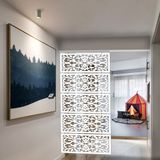 Liar Askılı Seperatör - LAS-204 - (6 mm) - (100 cm x 210 cm) - (Beyaz)