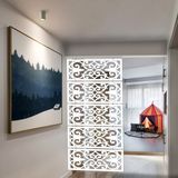 Liar Askılı Seperatör - LAS-206 - (6 mm) - (100 cm x 210 cm) - (Beyaz)