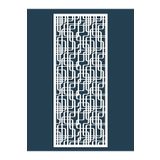 Liar KSP-56 10 mm 69x139 cm Beyaz Ahşap Seperatör Paravan