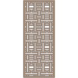Liar KSP-59 10 mm 69x139 cm Ham Renksiz Ahşap Seperatör Paravan