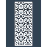 Liar KSP-62 10 mm 69x139 cm Beyaz Ahşap Seperatör Paravan