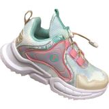 Liarca Anatomik Yüksek Taban Bağcıklı Unisex Anorak Air File 4 Mevsim Çocuk Spor Ayakkabı Sneaker - Pembe - Krem