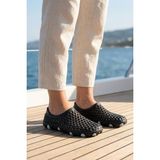 Liarca Aqua Wave - Uniseks(36-45) Esnek Siyah-Gri Deniz Ayakkabısı | Özel Kabartma Kaymaz Tabanlı, Hızlı Kuruyan Nefes Alabilir Plaj, Havuz ve Tekne Ayakkabısı - 41 - 42 - Siyah - Gri