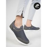 Liarca Kadın Erkek Unisex Ortopedik Bağcıksız Nefes Alabilen Hafif Yürüyüş Sneaker Füme Renk Spor Ayakkabı
