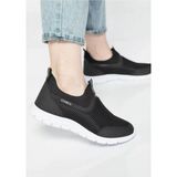 Liarca Kadın Erkek Unisex Ortopedik Bağcıksız Nefes Alabilen Hafif Yürüyüş Sneaker Spor Ayakkabı 36 37 38 - Siyah Beyaz