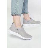 Liarca Kadın Erkek Unisex Ortopedik Bağcıksız Nefes Alabilen Hafif Yürüyüş Sneaker Spor Ayakkabı 38 - Gri