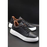 Liarca Nero Hafif Ortopedik Taban Relaxing Ped Li 4 Mevsim Günlük Rahat Spor Ayakkabı Sneaker - Beyaz - Siyah - Siyah
