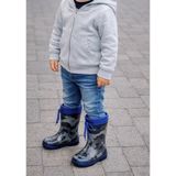 Liarca Raining Su Geçirmez Kamuflaj Yağmur Çizmesi – Kaymaz Taban Outdoor Bot - Mavi