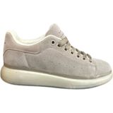 Liarca Sınırlı Sayıda Hakiki Deri Yüksek Jel Taban Ithal Bağcıklı Sneaker Spor Ayakkabı - Kum Süet