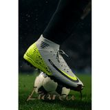 Liarca Strike Futbol Ayakkabısı Halısaha Çim Saha Çoraplı Çocuk Krampon Yetişkin - Taş - Sarı