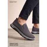 Liarca Ultra Hafif Nefes Alabilir Füme Gri Slip-On Sneaker Günlük Rahat Erkek Spor Ayakkabı