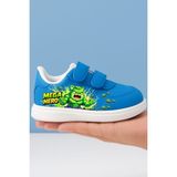 Lias Shoes Mega Hero Yeşil Kedicik Baskılı Erkek Çocuk Spor Ayakkabı ve Sneakers - Mavi-169343