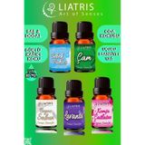 liatris LAVANTA-BEYAZ SABUN-BEBEK PUDRASI-KOMŞU ÇATLATAN-ÇAM esansiyel uçucu yağ 5*10 ml